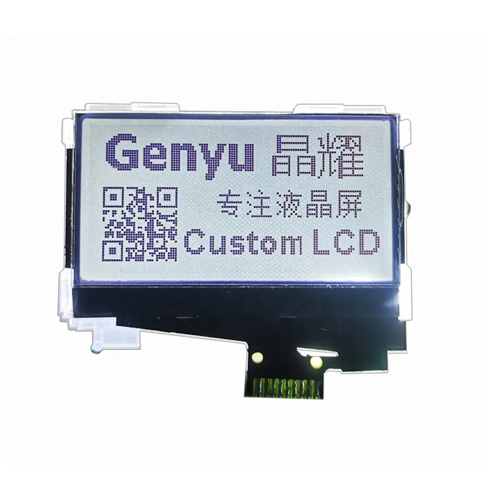 128X64 Custom Dot Matrix Lcd-scherm Cog Grafische Display Module Met Witte Achtergrondverlichting