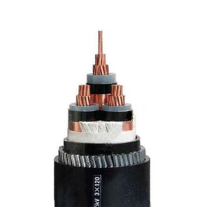 中電圧電源ケーブル1.9/3.3kV3C 35 95 150 185mm2純銅導体XLPE絶縁鋼線/テープアーマーPVCシース - Product Image 3