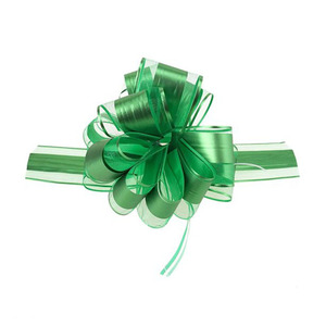 Lazos de cuerda para regalo, cinta lisa para envolver, 8 lazos, hilo de nieve, Pompón, con línea de colores - Product Image 6
