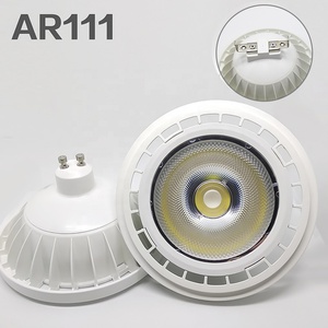 超亮9-15w AR111发光二极管灯泡G53 GU10底座聚光灯12v-265v AR111筒灯可调光灯嵌入式吸顶灯光源