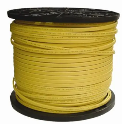 NMD90 tel HT kabloları elektrik teli 12 awg ölçer elektrik konut metalik olmayan nmd90 awg 14/2 elektrik kablosu #12