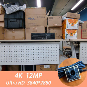 USB 12MP 4K Ultra HD <strong>Camera</strong> Module Distortion-free Lens 30fps <strong>COMS</strong> <strong>Sensor</strong> IMX377 Mini Webcam USB Plug and Play Industrial <strong>Camera</strong> - Product Image 2