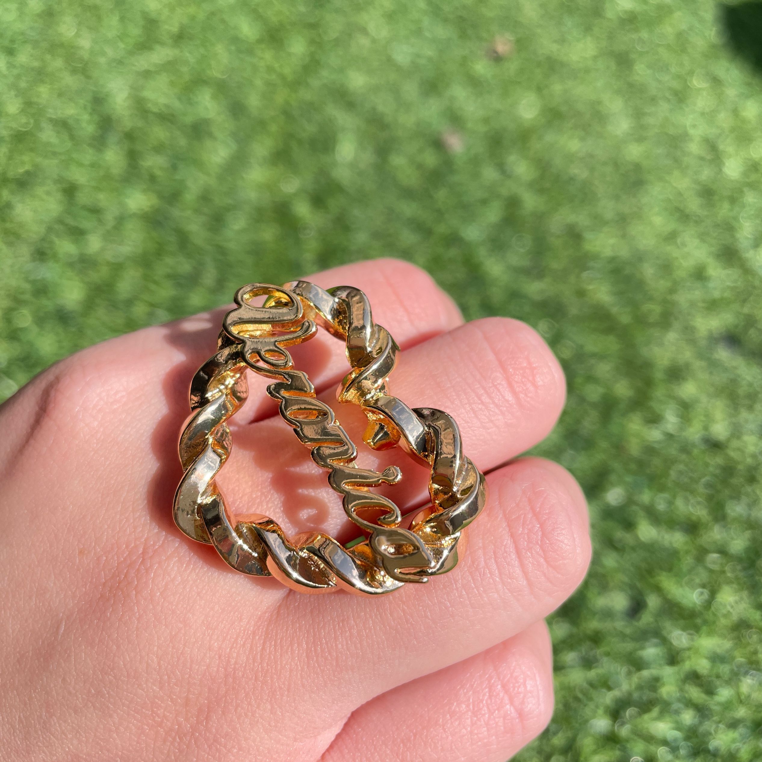 Gold ring-9
