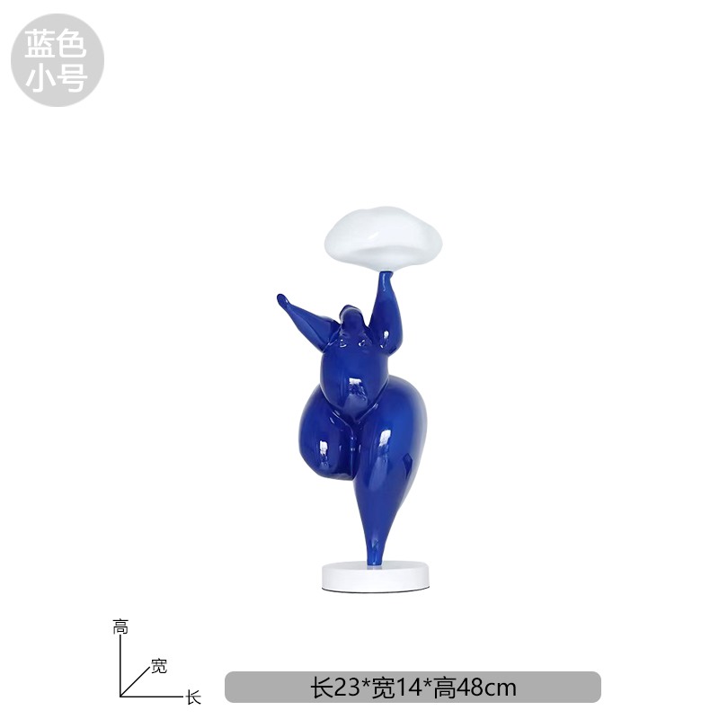 Chica Gorda: Azul pequeña