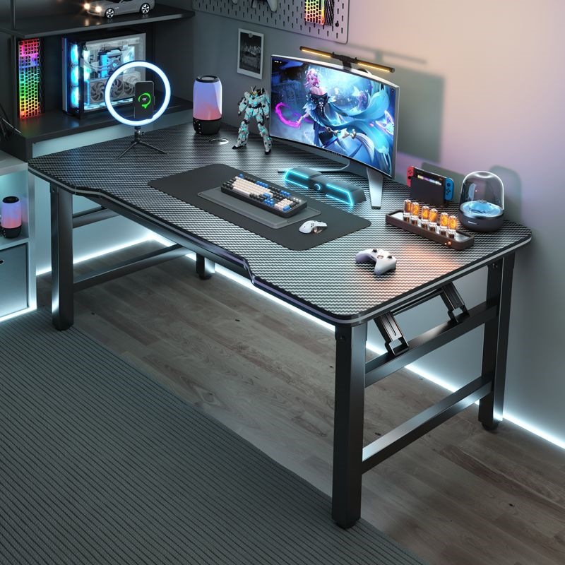 Thickened desktop-one-second folding-120x60 cm-obsidian black