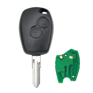 Renault Kangoo Twingo Duster Trafic Clio3 Modus MasterVAC102ブレード用のPCF7947チップを備えた2ボタンリモートキーフォブ433MHz - Product Image 1