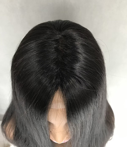 全新设计定制医用假发，带PU无胶<span class=keywords><strong>100</strong></span>% 真正的人类处女欧洲头发全手工弹力高清蕾丝假发