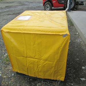 En kaliteli ağır Tarp PVC yeniden kullanılabilir palet örtüsü koruyucu palet örtüsü için endüstriyel kullanım palet PVC kapak - Product Image 5