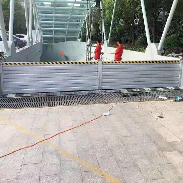 Aluminum Flood Barrier for Wall and Door Custom Watergate Flood Dike Factory Direct Sales Parking Lot Floods