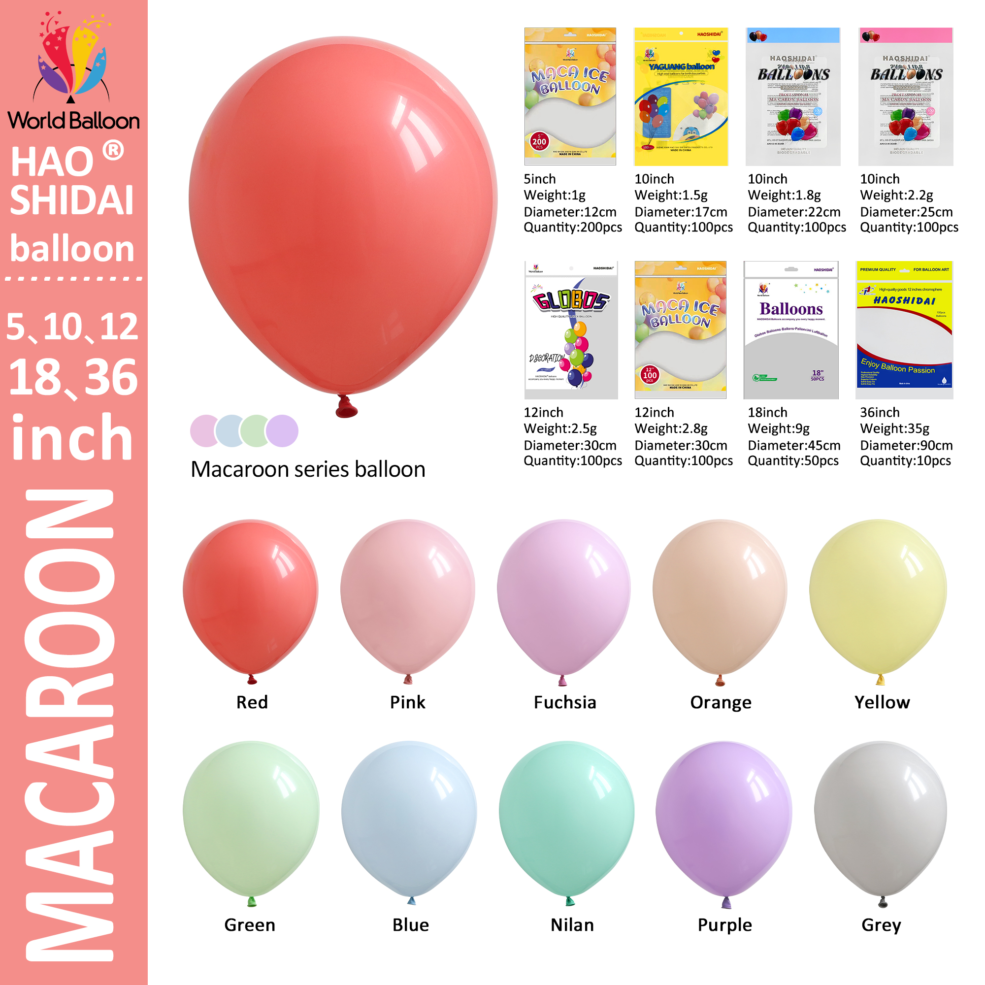 Macaroon balloon