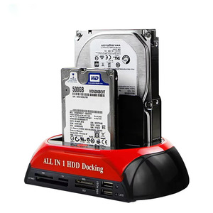 PSDA hepsi 1 Hdd yerleştirme istasyonu eSATA USB 2.0/3.0 adaptörü için 2.5/3.5 sabit Disk sürücü yerleştirme istasyonu sabit muhafaza - Product Image 1