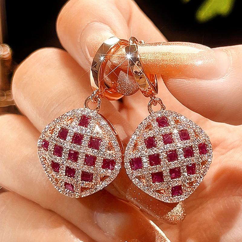 Boucles d'oreilles en or rose