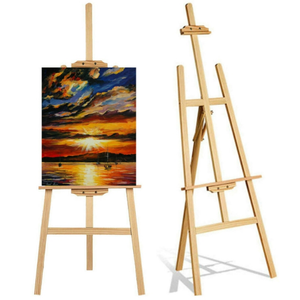 Rắn bằng gỗ có thể điều chỉnh bàn nghệ sĩ Studio Giá vẽ-Mạnh mẽ Máy tính để bàn sơn, bảng vẽ, phác thảo bảng và hiển thị giá vẽ - Product Image 5