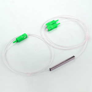 ตัวแยกไฟเบอร์ออปติกแบบไม่สมดุลอุปกรณ์แยกสัญญาณ FBT SC APC ขนาด1x2 0.9มม. มีอัตราส่วน70/30 60/40แยกสำหรับเครือข่าย WIFI 4G FTTH - Product Image 4