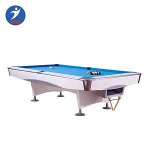 8 Ball Slate Billiard <strong>Table</strong> <strong>Multi</strong>-<strong>Functional</strong> Pool <strong>with</strong> Solid Wood Legs - Product Image 4