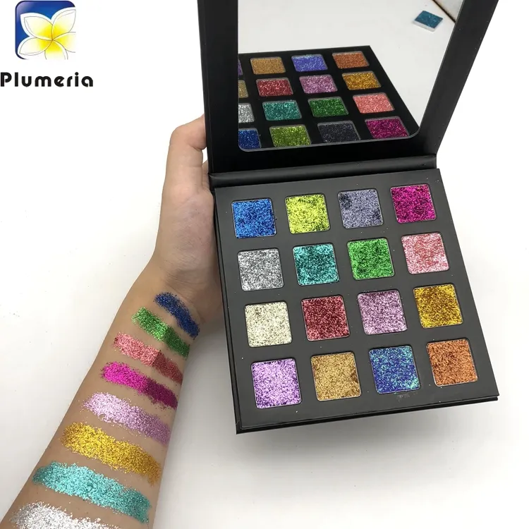 Meest Populaire Make Up Cosmetische Niet Giftig Chunky Glitter Parelmoer Oogschaduw