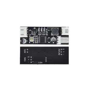 Controlador de velocidad NTC B 50K 3950, ventilador individual de 12V, 0.8A, CC, PWM, 2-3 cables, Control de temperatura, módulo de reducción de ruido de ordenador de chasis - Product Image 6