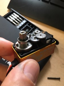 AGFRC15KGハイトルクサーボモーター0.17SecメタルギアDCモーターロープロファイルサーボ1/12RCカー用