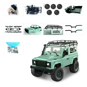 1/12 radyo kontrol 4*4 Model MN 91K kiti araba DIY araba uzaktan kumanda modeli kros araba kendini yüklü Rc kiti kamyon - Product Image 3
