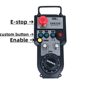 CNCシステムFagor GSK Siemens Mitsubishi Fanuc 6軸パルス発生器MpgペンダントハンドホイールCNCリモコン25PPR 100PPR - Product Image 1