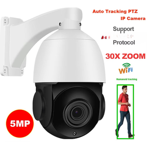 IMX335 <strong>Wireless</strong> 5MP Auto Track 30X ZOOM 25fps Hi Kvision <strong>Protocol</strong> Human Recognition WIFI PTZ Speed Dome IP Camera Security - Product Image 1
