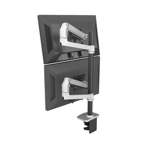 Mekanik yay monitörü montaj masa üstü VESA ekran monitör kol döner 32 inç masaüstü monitör tutucu çift ekran braketi stok - Product Image 2