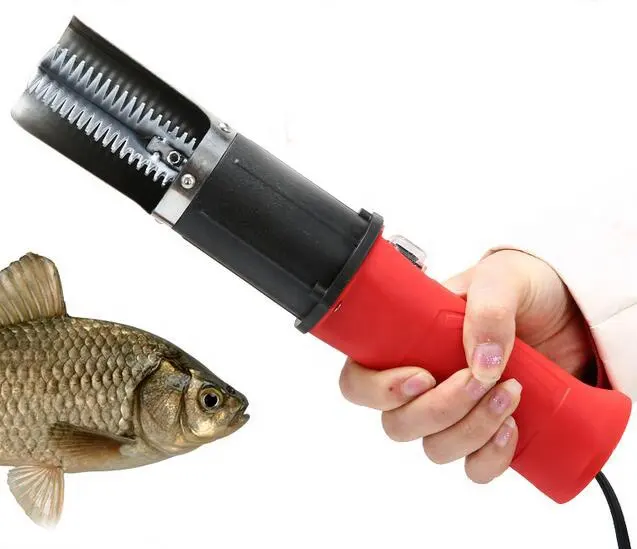 2021 Elektrische Fischs chuppen maschine/manuelle Scaler 56W Wasserdichter Schaber Clean Easy Scale für Fish Stripper Remover Cleaner Tool