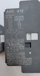 Neue und originale SPS A123001 Schütz spule 110120V 3P 3PH Typ A12 W CA510 Block SPS Programmier steuerung - Product Image 3