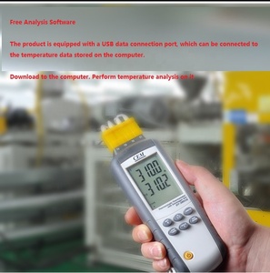 Termómetro con contacto portátil, registrador de datos de temperatura, sensor de termopar - Product Image 2