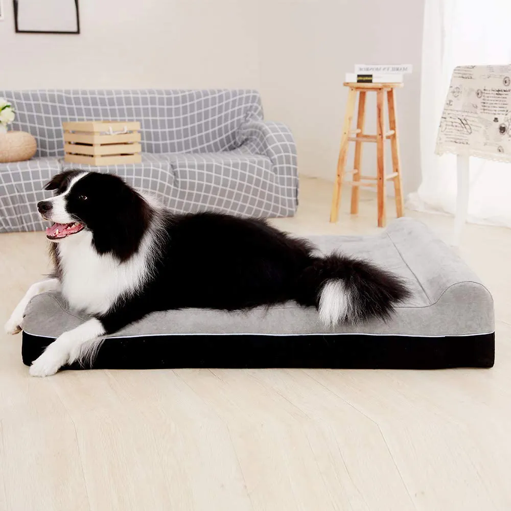 ที่นอนสำหรับสัตว์เลี้ยงสุนัข,หน่วยความจำโฟมทำความสะอาดได้สำหรับการเดินทางกลางแจ้งเตียงสุนัข