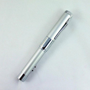 Son model lazer işaretçi tükenmez kalem usb sopa renkli Metal led ışıklı kalem USB Flash sürücü - Product Image 5