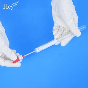 IClean tek kullanımlık steril ağız burun boğaz numune toplama test naylon akın taşıma Swab uzun tüp - Product Image 4