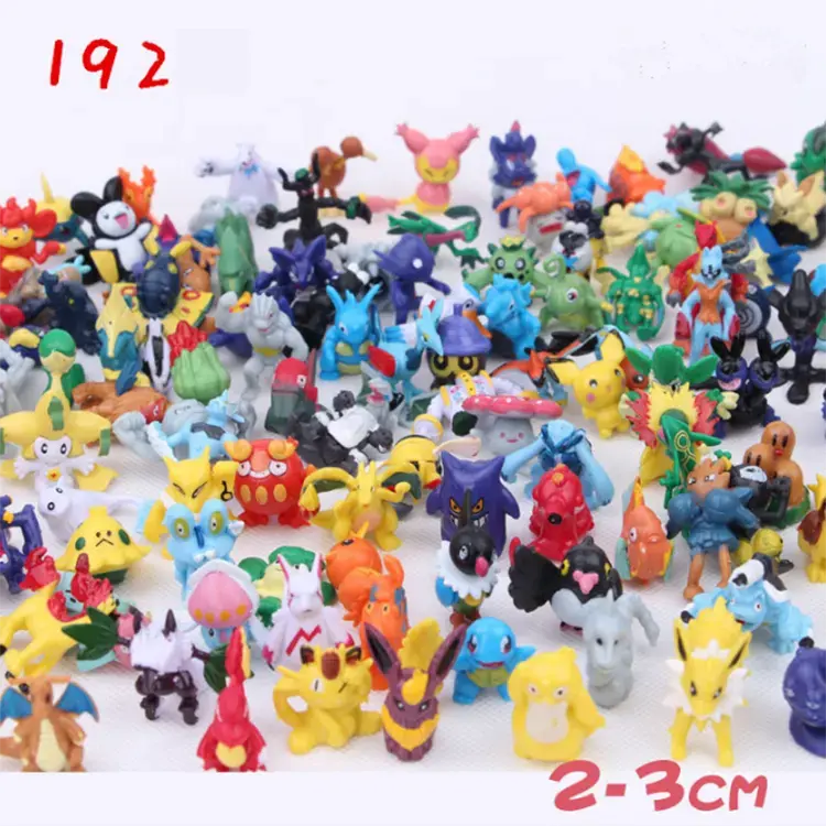 Anime japonais 192 modèles bonne qualité 2-3cm Mini enfant jouet figurine poke mon go pour enfants