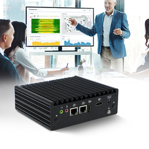 Cheap Mini Pc X86 N5095 Quad-core Processor 2 <strong>Network</strong> Cards Ports Industrial Mini Pc for Management