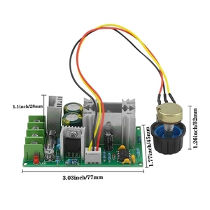 DC10-60V DC-Motor drehzahl regler 12V 24V 36V 48V Hochleistungs-Antriebs modul PWM Motor drehzahl regler 20A Strom regler - Product Image 4