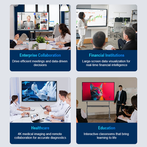 Bảng menu kỹ thuật số hiển thị tương tác 55 inch 4K với 40 điểm cảm ứng và hệ điều hành Android 14 cho các cuộc họp - Product Image 5