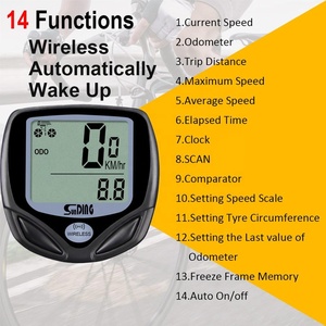 Sunding <strong>Wireless</strong> Bike <strong>Computer</strong> Bicycle <strong>Computer</strong> Bike Speedometer Cycling Odometer Bike Meter <strong>Cycle</strong> Tracker Mph Outdoor Rainproof - Product Image 3