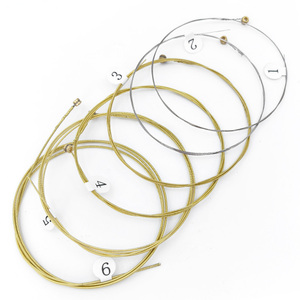 La fábrica de procesamiento al por mayor ofrece cuerdas de guitarra hechas de madera y nailon. El precio es muy razonable para un juego de 6 cuerdas. - Product Image 5