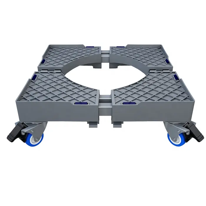 300KG Flagship Style Stand Lavadora Soporte de lavadora de carga superior ajustable con ruedas