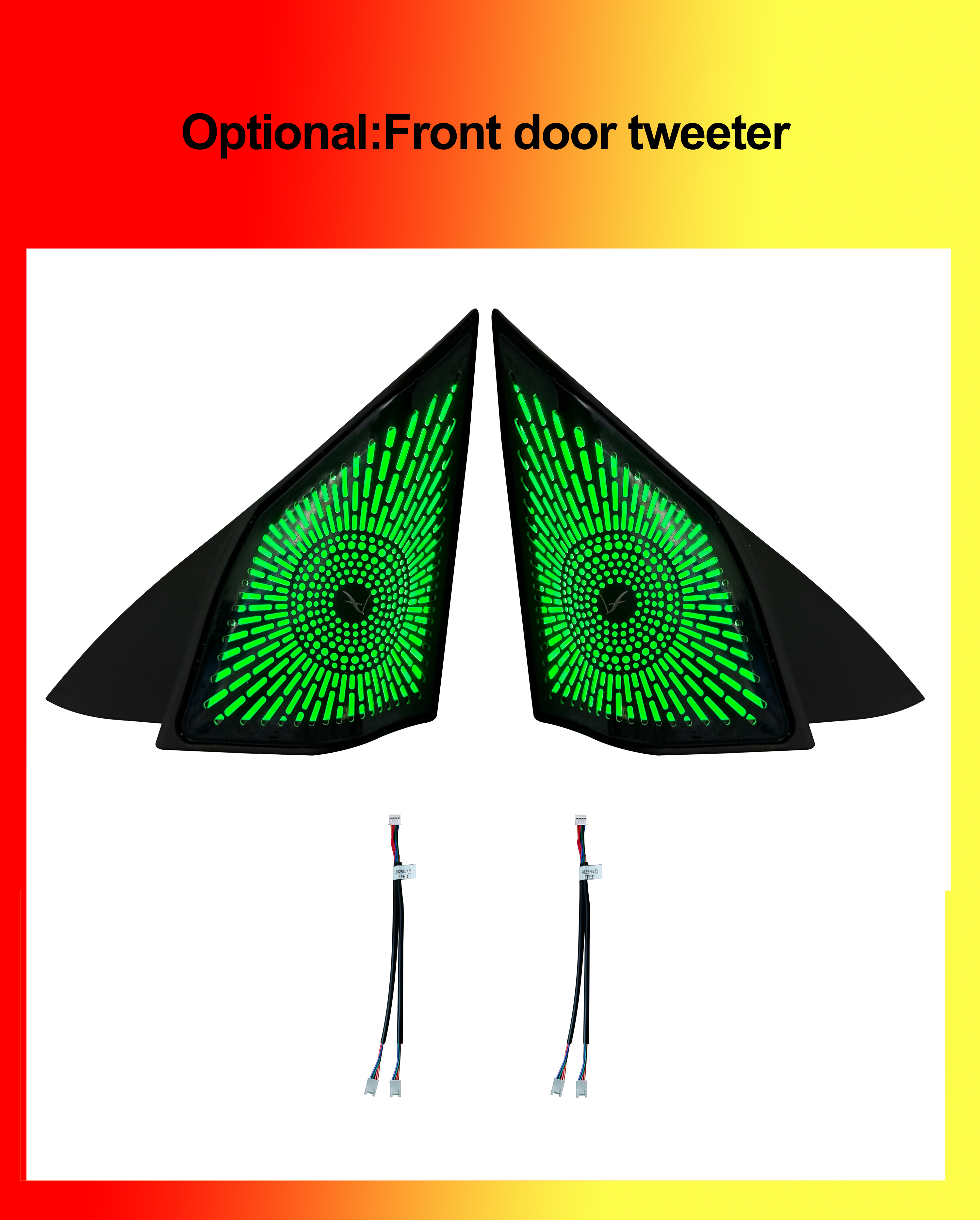 Optional:Front door tweeter
