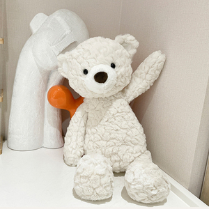 Custom <strong>Plush</strong> Action Figure Bear <strong>Plush</strong> Stuffed <strong>White</strong> Bear Soft Fluffy Cuddly Teddy Bear - Product Image 4
