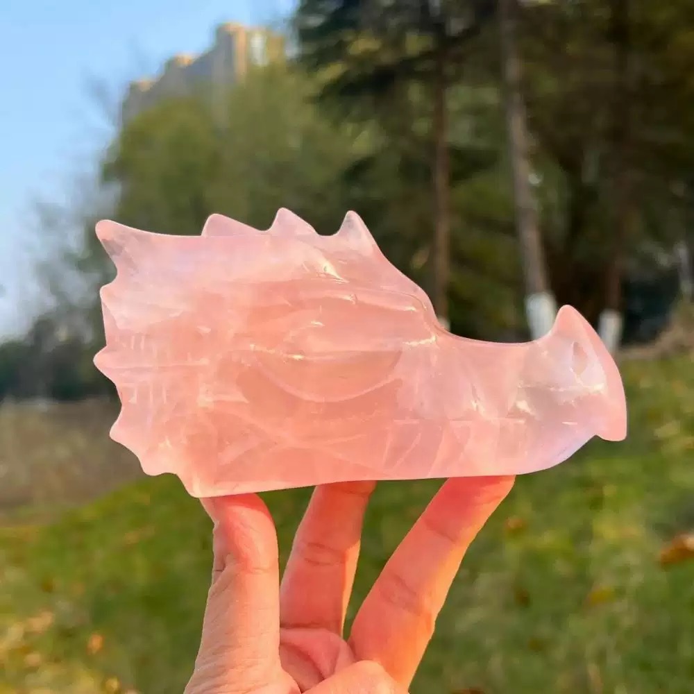rose quartz 7.5cm/150g