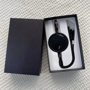 3 in 1高速充電コード引き込み式マルチ充電ケーブルソロリティタイプCデータケーブル - Product Image 1