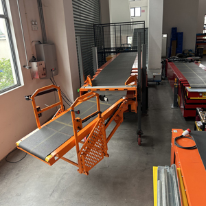 Cost Efficiency Truck <strong>Loading</strong> <strong>and</strong> <strong>Unloading</strong> Portable Telescopic Belt Conveyor Simple Operation with Lifting System - Product Image 4