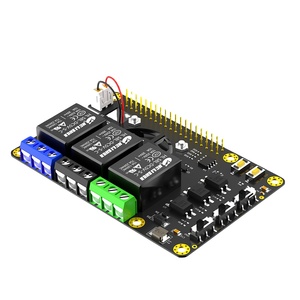 RPi Power <strong>Relay</strong> Board Expansion <strong>Module</strong> with Dual Cooling Fans and Automatic Discoloration LED for <strong>Raspberry</strong> <strong>Pi</strong> A+ 3A+ B+ 2B 3B - Product Image 1
