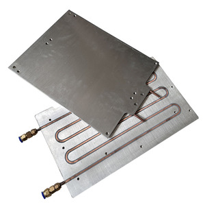 Custom OEM Aluminum Copper Water Cooling Inverter Heat Sink <strong>Liquid</strong> Cooled <strong>Plate</strong> <strong>Cold</strong> <strong>Plate</strong> With CNC Drilling Holes