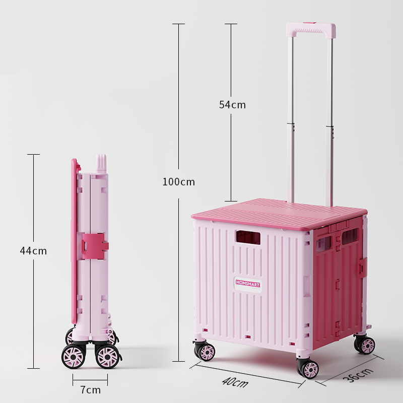 60L Pink with Universal Wheel