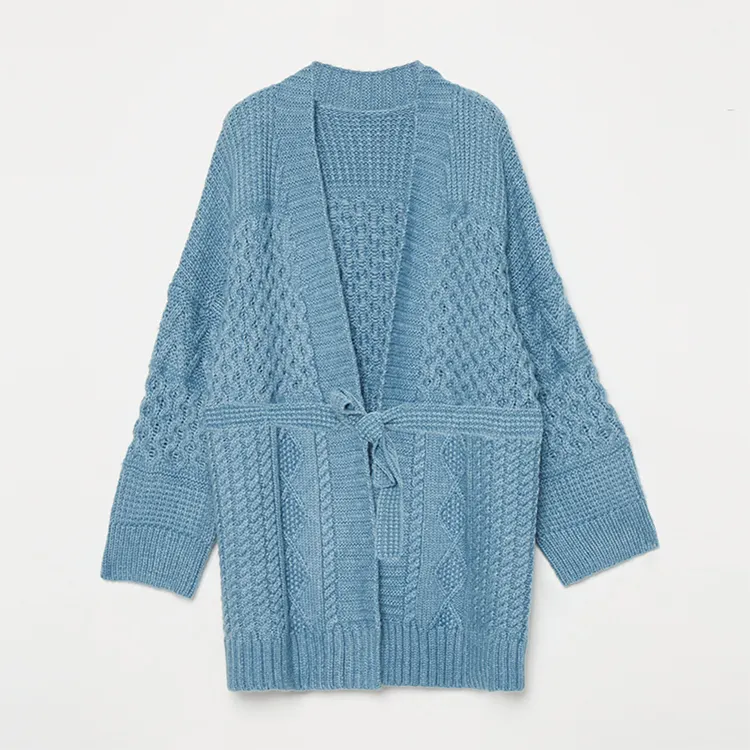 Maglieria personalizzata Cashmere grosso maglione oversize donna 100% cotone organico maglione invernale con cerniera per le donne