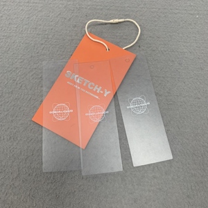 Custom Printing Design <strong>High</strong> <strong>Quality</strong> Hang Tags Labels for Clothing Garment Luxury Gold Foiling hang Tags <strong>String</strong> - Product Image 4