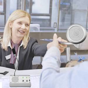 <strong>Window</strong> two-way wireless <strong>intercom</strong> smart glasses speaker dual Way <strong>Window</strong> Microphone <strong>Intercom</strong> Speaker for Business/Office/School - Product Image 1